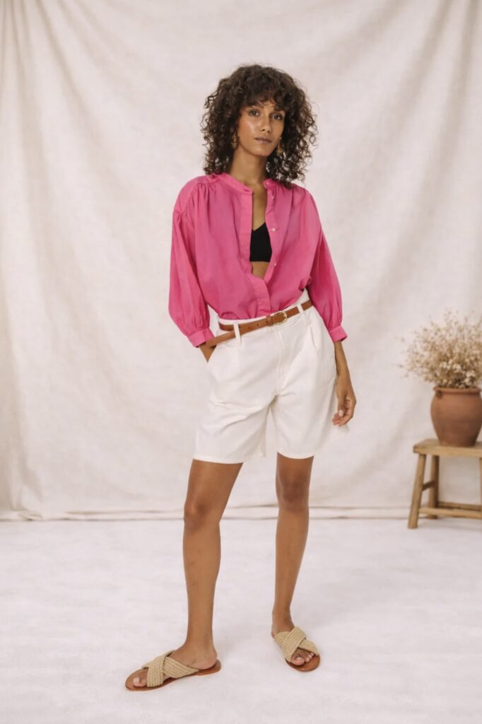 Sacre Coeur Carla Bluse hibiscus