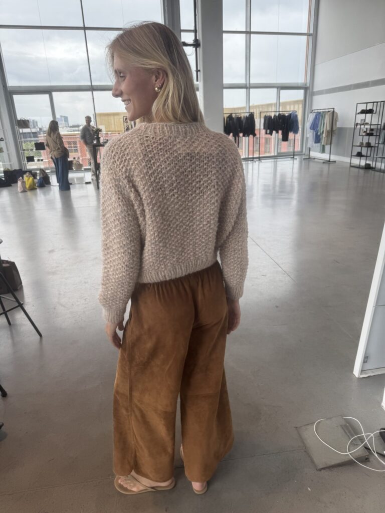 Maiami Chunky Alpaca pearl pattern short Pull