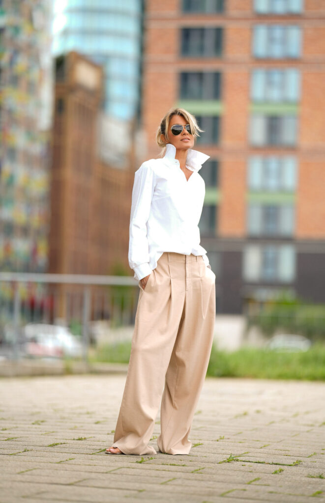 Gitta Banko Padma Pant camel