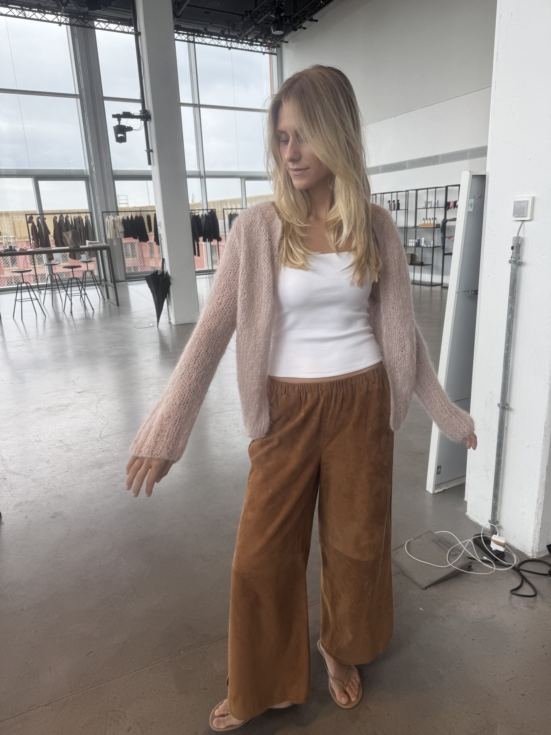 Maiami Shaggy Alpaca fine Cardigan