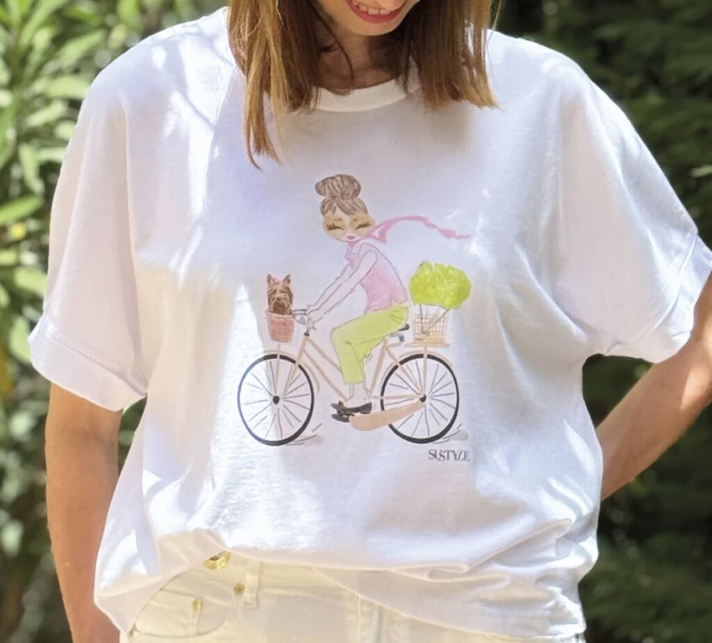 SuStyle Shirt Bike yellow